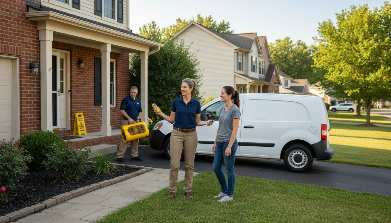 Residential water damage restoration in Norristown, PA
